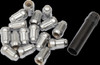 ITP Splined Lug Nut Set Chrome / 12x1.25 mm Taper - Fits Kawasaki Mule Pro DX