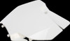 UFO KT04063-047 PLATE # FOR KTM SX WHT