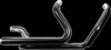 S&S CYCLE 550-0705 HEADPIPES BLK FLT 17-19