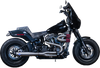 S&S Cycle 550-0996B 2-into-1 Superstreet Exhaust System - Stainless Steel