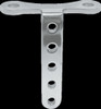 Drag Specialties 2001-0563 Universal Chrome Motorcycle V-Twin Headlight Mount