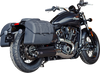 S&S Cycle 550-1121 Grand National Slip-On Mufflers - Black - 50-State