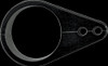 DRAG SPECIALTIES 0658-0053 CLAMP 1" THROTTLE/IDLE BK