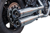 S&S Cycle 4110-156-R Grand National Slip-On Mufflers - Chrome - Race Only
