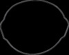 Moose Outer Clutch Cover Gasket 0934-6180 for 2018-2019 FOR YAMAHA YZ 450 F