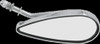 DRAG SPECIALTIES DS300017 TEARDROP MIRROR LEFT HD