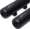 S&S Cycle 4110-266 Grand National Slip-On Mufflers - Black - 50-State