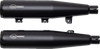 S&S Cycle 4110-266 Grand National Slip-On Mufflers - Black - 50-State