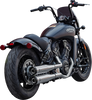 S&S Cycle 4110-156 Grand National Slip-On Mufflers - Chrome - 50-State