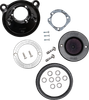 S&S Cycle 170-0724A Air Stinger Stealth Air Cleaner Kit - Black Chrome Ring