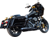 S&S Cycle 550-1110 2-into-1 Qualifier Exhaust System - 50-State - Black