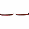 Custom Dynamics Sequential Low-Profile Bagz Lights w/ Red Lens for Harley