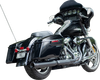 S&S Cycle 550-1139 2-into-1 Swindler Exhaust Conversion Kit - Black - M8 Touring