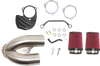 S&S Cycle 170-0565A Tuned Induction Air Cleaner Kit - Stainless Steel