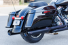 S&S Cycle 550-1078 4-1/2" Gnx Slip-On Mufflers - Guardian Black