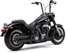 Cobra 6041B Neighbor Hater Slip-On Mufflers - 3" - Raven Black - Fat Boy