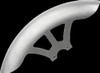 Arlen Ness 21 In21" Pro Short Front Fender 06-731 New