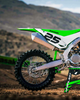 UFO KAKIT231F@222 Body Kit - Green/White - for Kawasaki - Kx 24-25