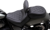 Mustang 89741 Recessed Passenger Seat - Black - Diamond Stitch - Chief 22-23