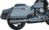 S&S Cycle 550-1168 2-into-1 Gnx Exhaust System - Race Only - Chrome - Touring
