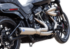 S&S Cycle 550-1105 2-into-1 Qualifier Exhaust System - Brushed Stainless