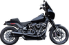 S&S Cycle 550-1106 2-into-1 Qualifier Exhaust System - Guardian Black