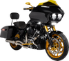 Arlen Ness 510-018 Mirror - Tearchop - Side View - Teardrop - Gold - Right