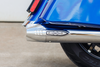 S&S Cycle 550-1077 4" Broadhead Slip-On Mufflers - Fishtail - Chrome