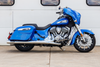 S&S Cycle 550-1077 4" Broadhead Slip-On Mufflers - Fishtail - Chrome