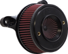 S&S Cycle 170-0716A Air Stinger Stealth Air Cleaner Kit - Black Chrome Ring