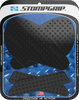 Stompgrip 55-10-0163B Tank Grips - Volcano - Black - for Yamaha - Yzf 19-25