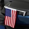 Show Chrome 41-203L Folding Flag Pole - Left - Chrome - for Can-Am Rt