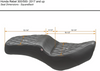 Mustang 84003 Squareback Seat - Black - Double Diamond - Rebel 300/500 17-23