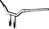 La Choppers La-7343-10 One-Piece Kage Fighter Handlebar - 10" X 1-1/2" - Chrome