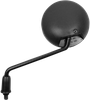 Parts Unlimited 0640-1479 Mirror - Side View - Round - Black