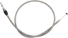 Drag Specialties 0652-3255 Quick Connect Clutch Cable - Upper - Stainless Steel