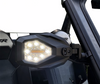 Custom Dynamics SXS-Mirror Mirrors - SXS - Side View - Hexagon - Black