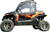 Seizmik 51-20984 Soft Enclosure - Upper - Black/Clear - for CF Moto - ZForce