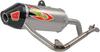 Pro Circuit 0111412G T-6 Stainless Steel Exhaust System with Carbon Fiber End-Cap