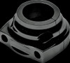 PERFORMANCE MACHINE (PM) 0063-2002-B HOUSING THRTL DUAL BK