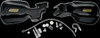 MOOSE UTILITY DIVISION 0635-0195 HANDGUARDS FOREMAN 500 BK