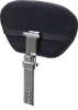 Mustang 89460 Deluxe Driver Backrest - Diamond - Black Stitching - FLT/FLH 23-25