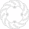 MOTO-MASTER 110224-PU Brake Rotor - Rear - Flame