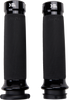 Khrome Werks 500180 Klassic Grips - Custom Contour - TBW - Black