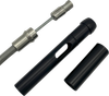 Fat Baggers Inc. 118000 Ez Install Upper Clutch Cable - Braided Stainless Steel