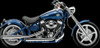 Cobra 07-17 Harley FLSTC Slip-On Exhaust (Chrome / 3")