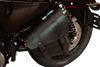 Willie & Max Luggage 59778-05 Blackjack Swingarm Bag - Dual Shock - Black