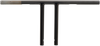 Drag Specialties Handlebar - T-Bar - Dimpled - 10" - Black