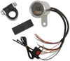 DRAG SPECIALTIES 2210-0418 SPEEDO W/4LTS KPH SS/BLK