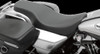 Leather Spoon Style 2 Up Seat Saddle Low Profile for 97-07 Harley Touring